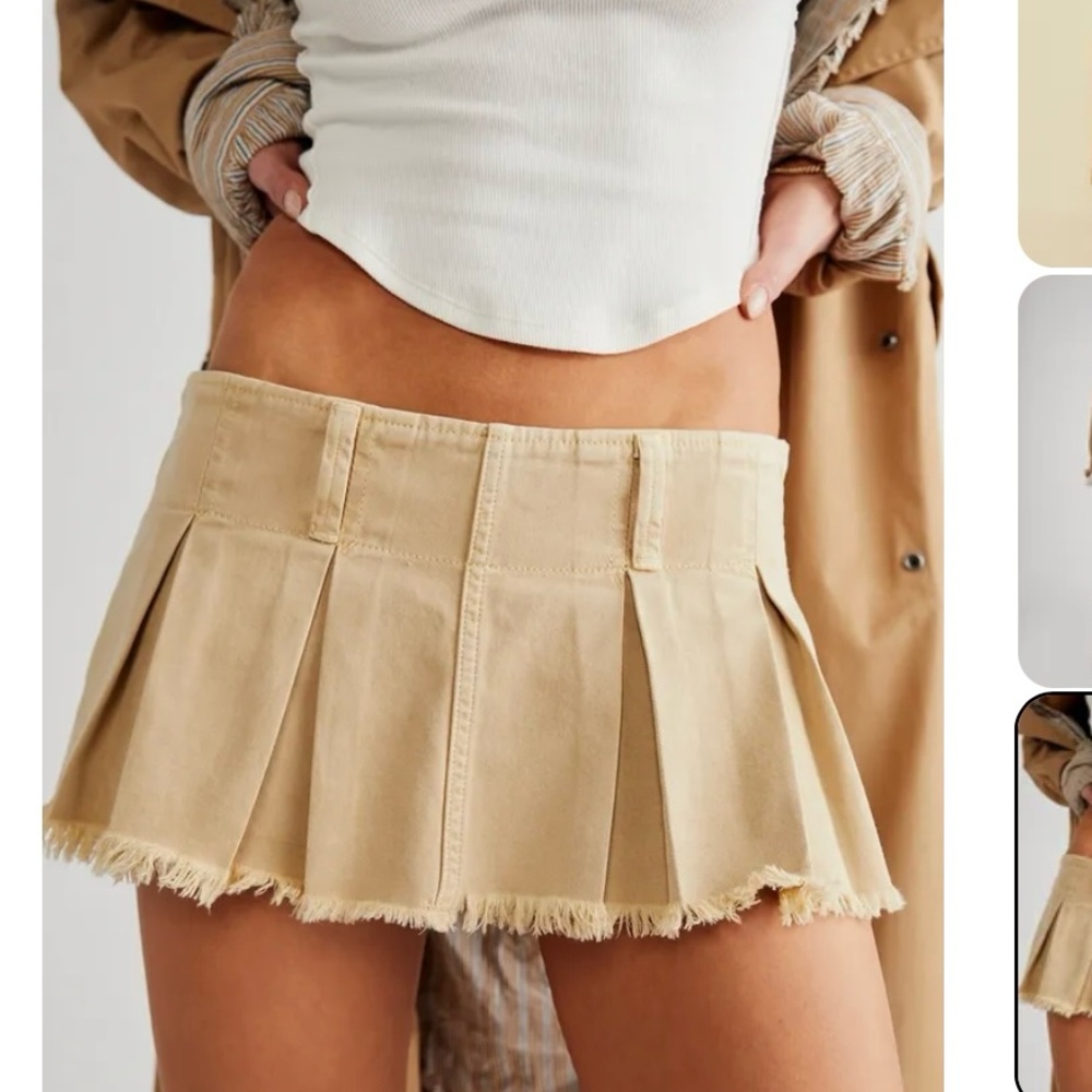 Free People Micro Mini Skirt